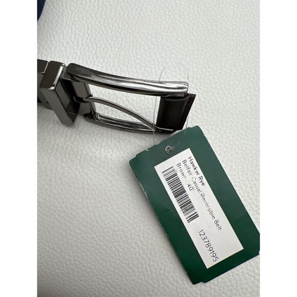 Hawker Rye Belfair Casual Reversible Belt Size 40 - Picture 4 of 5